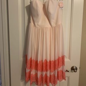 David’s bridal chiffon dress